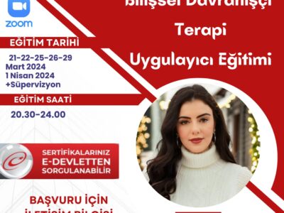 BİLİŞSEL DAVRANIŞÇI TERAPİ EĞİTİMİ